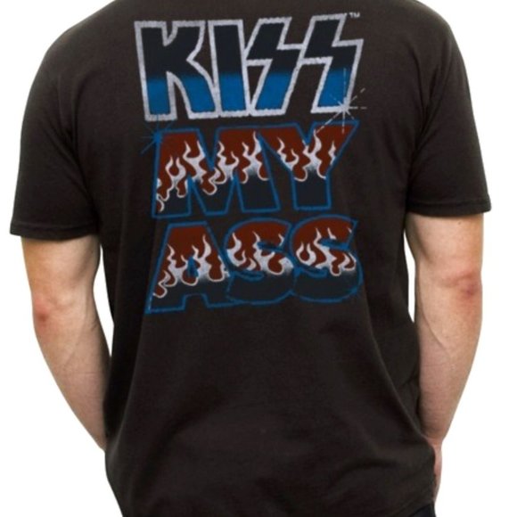 Junk Food Kiss My Ass  metal rock Official T-Shirt L NWT - Picture 4 of 5
